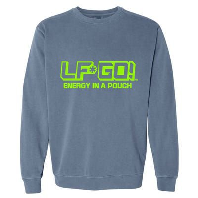 Mike Tyson Wearing Lfgo Energy In A Pouch Garment-Dyed Sweatshirt