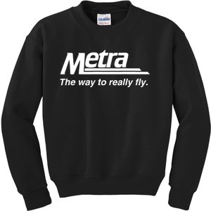 Metra The Way To Really Fly Kids Sweatshirt