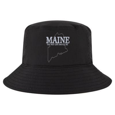 Maine The Way Life Should Be State Pride Cool Comfort Performance Bucket Hat