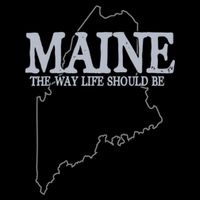 Maine The Way Life Should Be State Pride Drawstring Bag