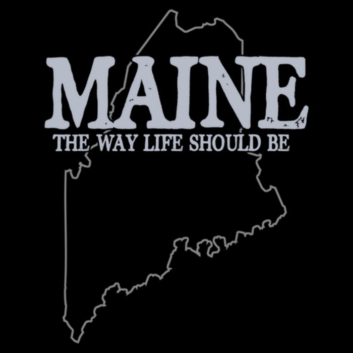 Maine The Way Life Should Be State Pride Drawstring Bag