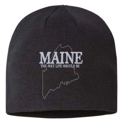 Maine The Way Life Should Be State Pride Sustainable Beanie