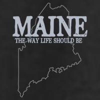 Maine The Way Life Should Be State Pride 25L Jumbo Tote