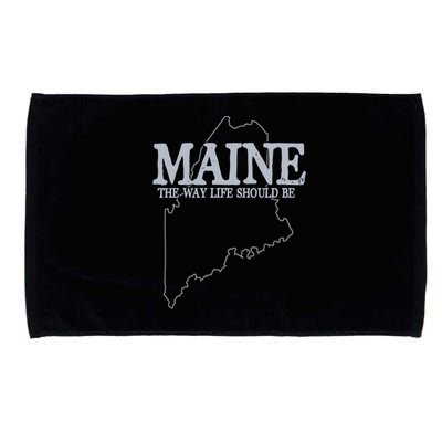 Maine The Way Life Should Be State Pride Microfiber Hand Towel
