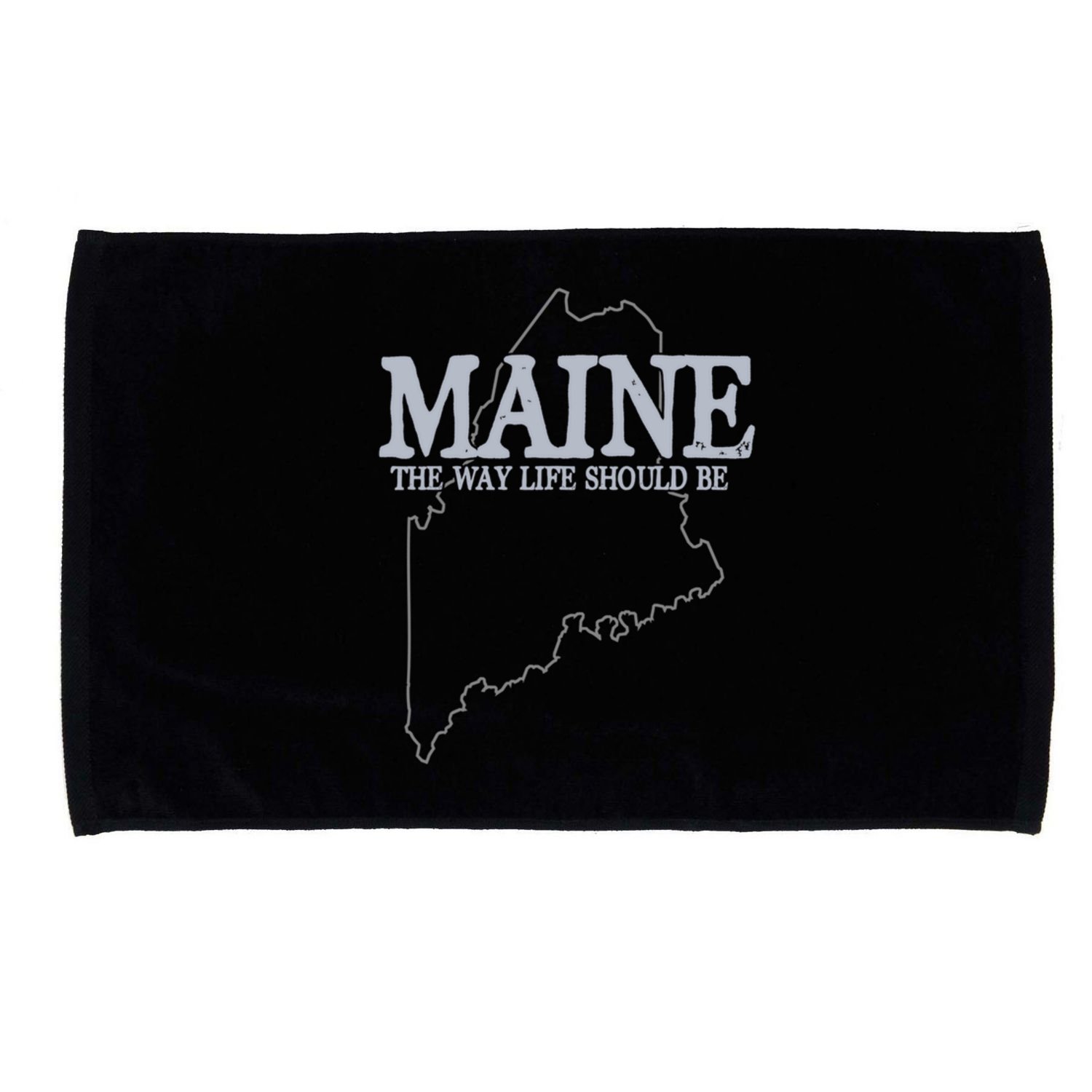Maine The Way Life Should Be State Pride Microfiber Hand Towel