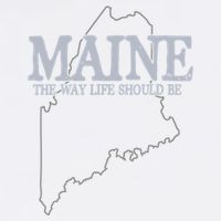 Maine The Way Life Should Be State Pride Garment-Dyed Sweatshirt