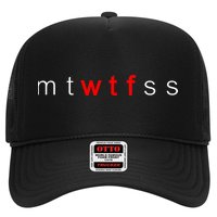 mtWTFss Days of the Week Red WTF Logo Trucker Hat
