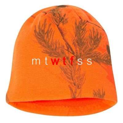 mtWTFss Days of the Week Red WTF Logo Kati - Camo Knit Beanie