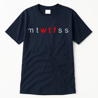 mtWTFss Days of the Week Red WTF Logo Tall T-Shirt