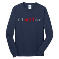 mtWTFss Days of the Week Red WTF Logo Tall Long Sleeve T-Shirt