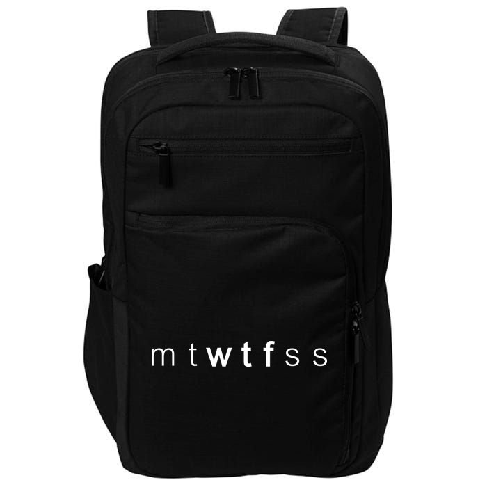 mtWTFss Days of the Week WTF Impact Tech Backpack