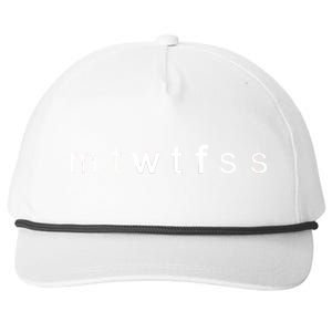 mtWTFss Days of the Week WTF Snapback Five-Panel Rope Hat