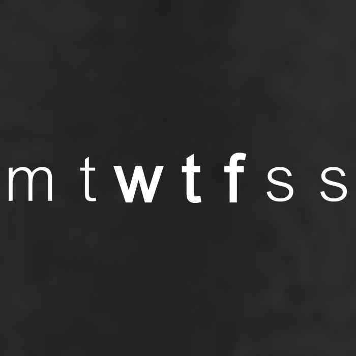 mtWTFss Days of the Week WTF Beanie