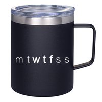 mtWTFss Days of the Week WTF 12oz Stainless Steel Coffee Mug