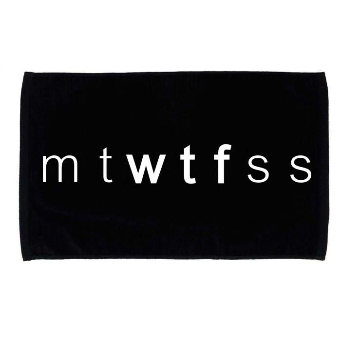 mtWTFss Days of the Week WTF Microfiber Hand Towel