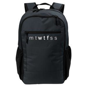 mtWTFss Days of the Week WTF Daily Commute Backpack