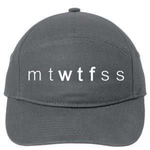 mtWTFss Days of the Week WTF 7-Panel Snapback Hat