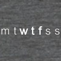 mtWTFss Days of the Week WTF Coaster