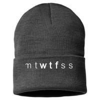 mtWTFss Days of the Week WTF Sustainable Knit Beanie