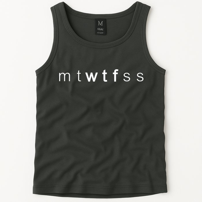 mtWTFss Days of the Week WTF Tank Top