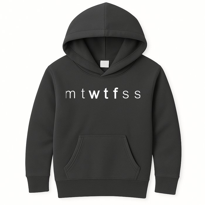 mtWTFss Days of the Week WTF Kids Hoodie