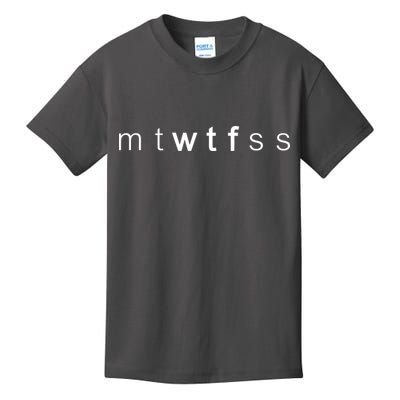 mtWTFss Days of the Week WTF Kids T-Shirt