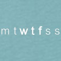 mtWTFss Days of the Week WTF Sueded Cloud Jersey T-Shirt