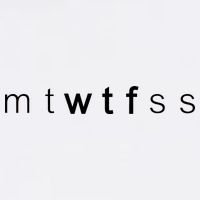 mtWTFss Days of the Week WTF Garment-Dyed Sweatshirt