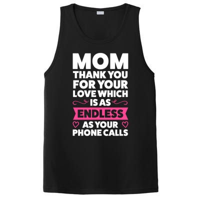 Mom Thank You For Your Love Mother Gift PosiCharge Competitor Tank