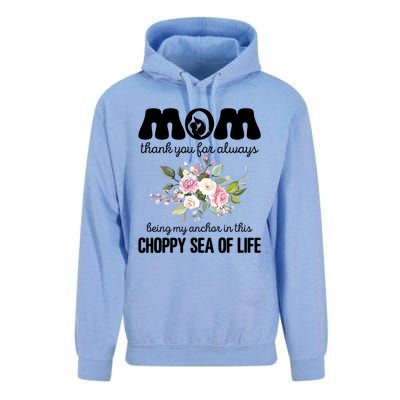 Mom Thank You Lways Being My Anchor MotherS Day Gift Unisex Surf Hoodie