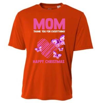 Mom Thank You For Everything! Happy Mum Mom Cute Gift Cooling Performance Crew T-Shirt