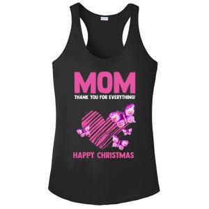 Mom Thank You For Everything! Happy Mum Mom Cute Gift Ladies PosiCharge Competitor Racerback Tank