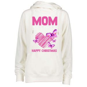 Mom Thank You For Everything! Happy Mum Mom Cute Gift Womens Funnel Neck Pullover Hood