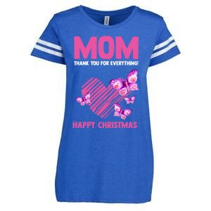 Mom Thank You For Everything! Happy Mum Mom Cute Gift Enza Ladies Jersey Football T-Shirt