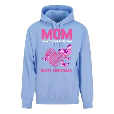 Mom Thank You For Everything! Happy Mum Mom Cute Gift Unisex Surf Hoodie