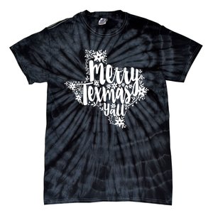 Merry Texmas YAll Texas Map State Christmas Gifts Tie-Dye T-Shirt