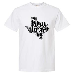 Merry Texmas YAll Texas Map State Christmas Gifts Garment-Dyed Heavyweight T-Shirt