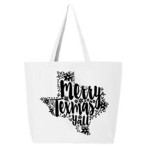 Merry Texmas YAll Texas Map State Christmas Gifts 25L Jumbo Tote