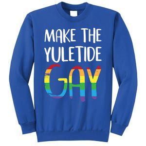 Make The Yuletide Christmas Lgbt Funny Gift Sweatshirt