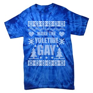 Make The Yuletide Ugly Christmas Gift Tie-Dye T-Shirt