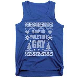 Make The Yuletide Ugly Christmas Gift Tank Top