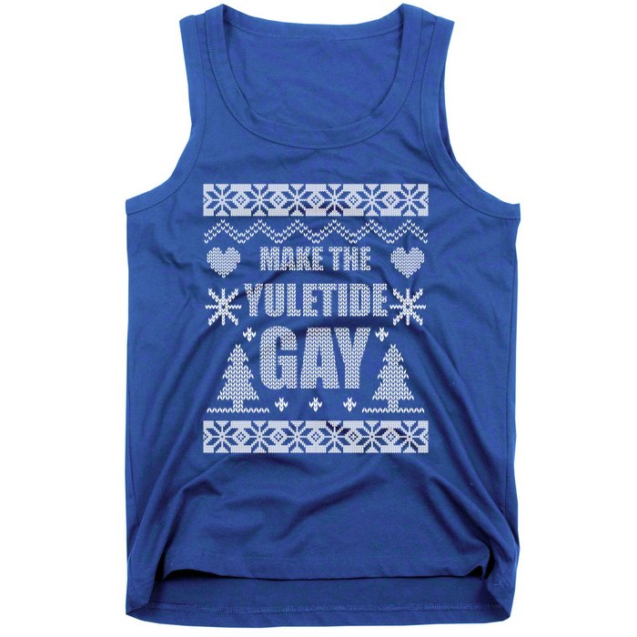 Make The Yuletide Ugly Christmas Gift Tank Top