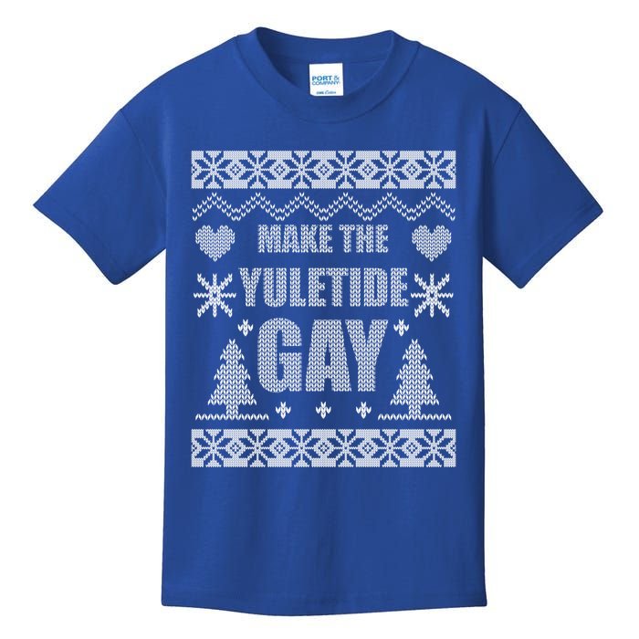 Make The Yuletide Ugly Christmas Gift Kids T-Shirt