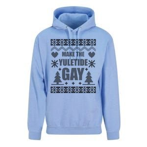 Make The Yuletide Ugly Christmas Gift Unisex Surf Hoodie