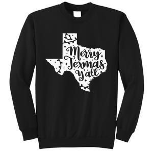 Merry Texmas YAll Christmas Texas Map State Xmas Texas Sweatshirt