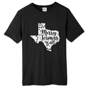 Merry Texmas YAll Christmas Texas Map State Xmas Texas Tall Fusion ChromaSoft Performance T-Shirt