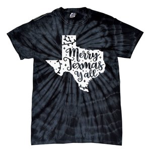 Merry Texmas YAll Christmas Texas Map State Xmas Texas Tie-Dye T-Shirt