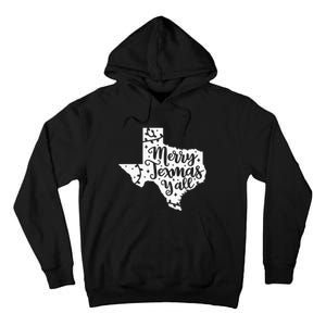 Merry Texmas YAll Christmas Texas Map State Xmas Texas Tall Hoodie