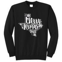 Merry Texmas YAll Texas Map State Christmas Gifts Tall Sweatshirt