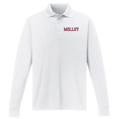 Molloy University 02 Performance Long Sleeve Polo